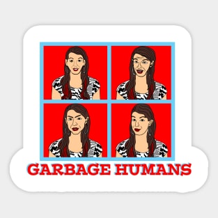 ANITA GARBAGE HUMAN Sticker